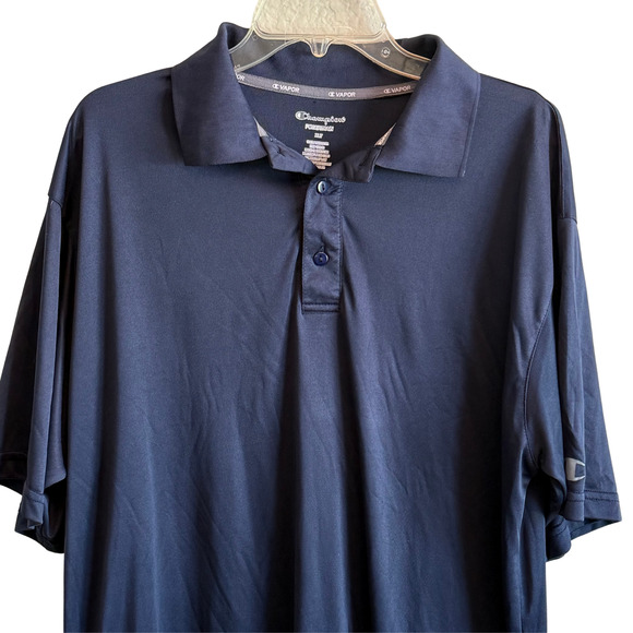 Champion Mens Navy Golf Polo - Size XLT - Picture 1 of 6